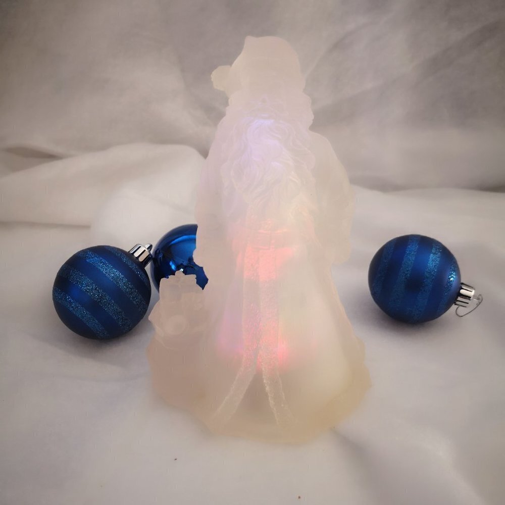 Vintage Luminous Color Changing Santa